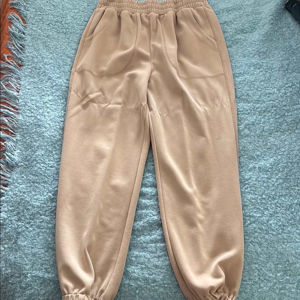 Women's Tan Joggers